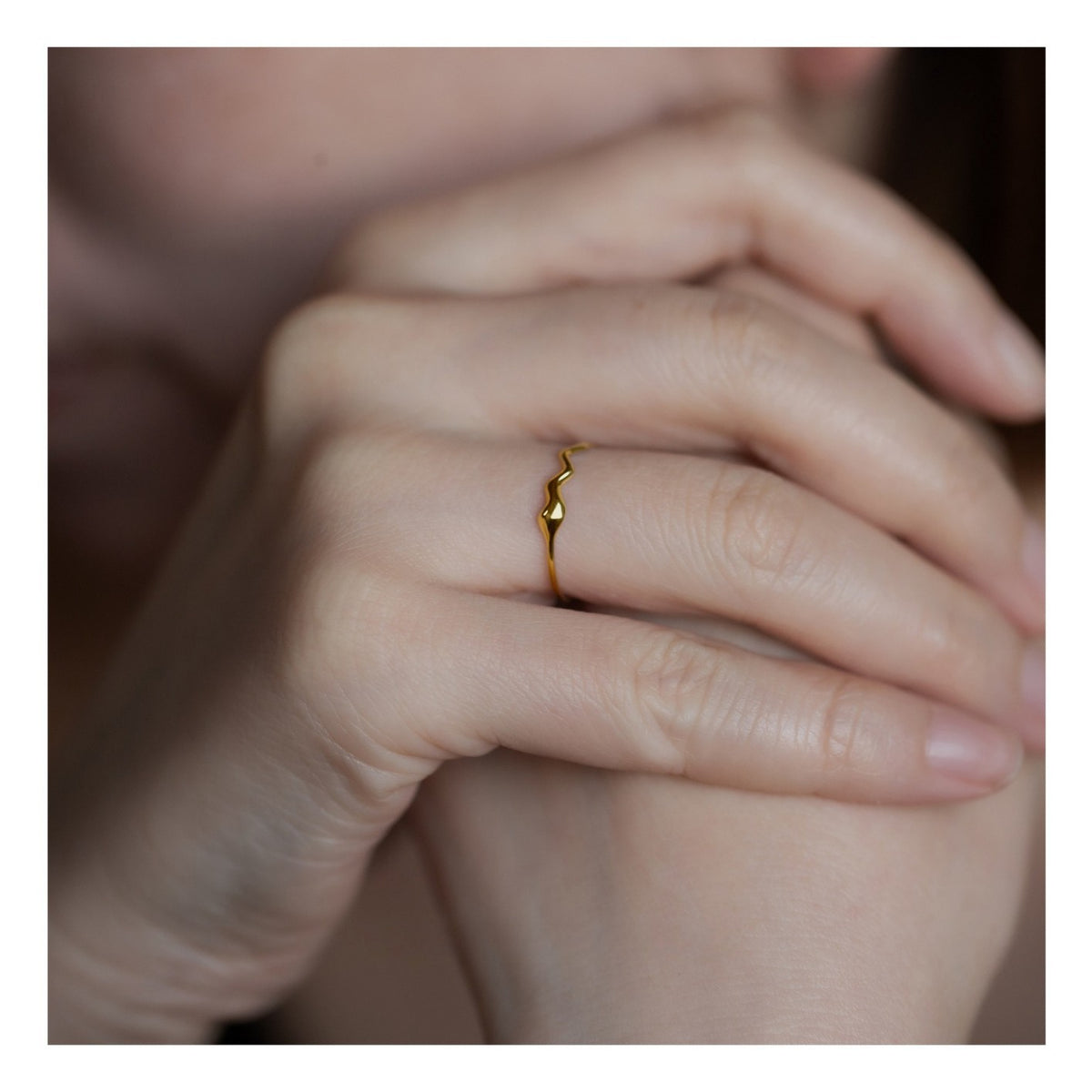 Silver Wave Ring