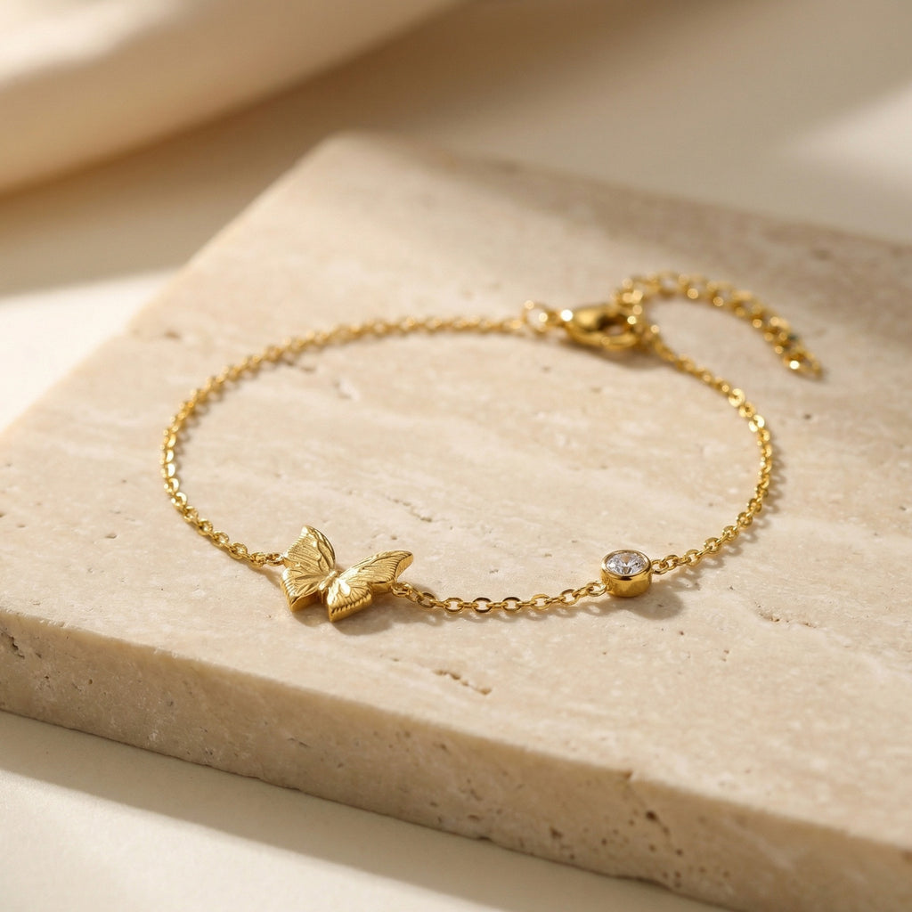Butterfly Chain Bracelet