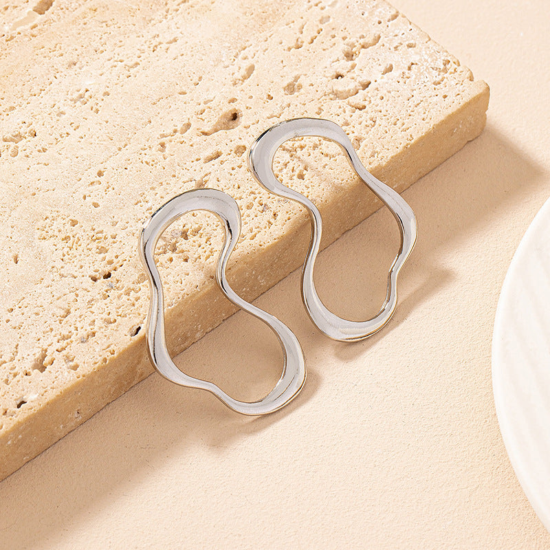 Sculpted Geometric Earrings