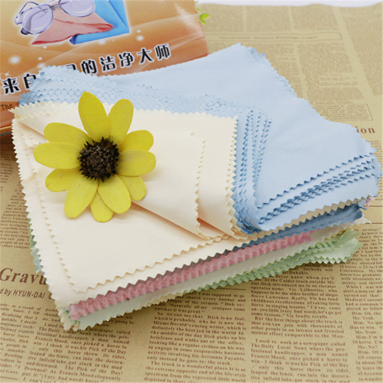 Microfiber Lens Glasses Jewelry Cleaning Cloth