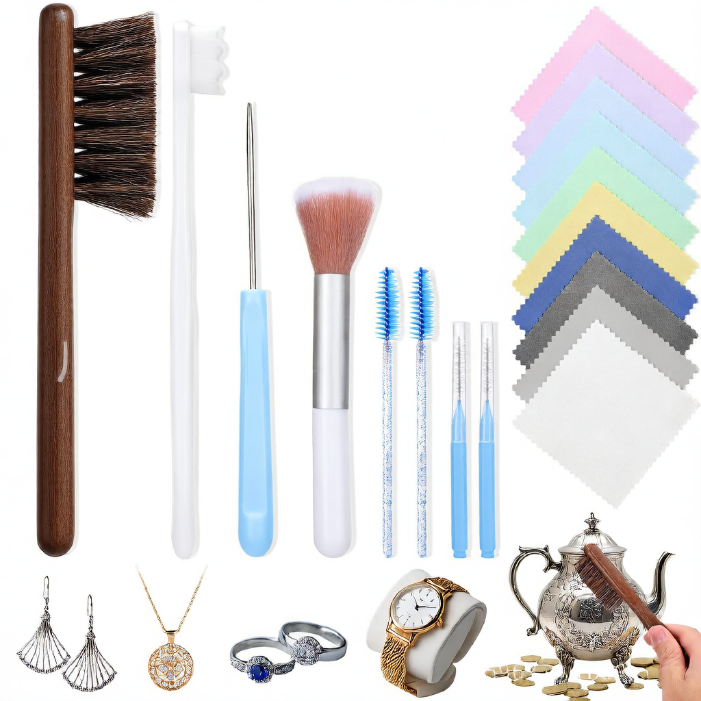 18-Piece Jewelry Cleaning Brush