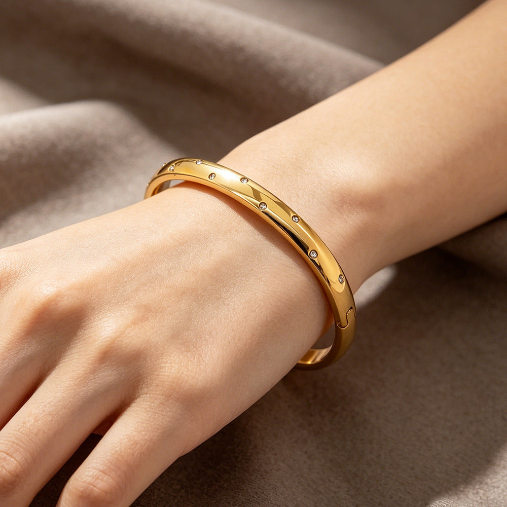 Starry Zircon Bangle