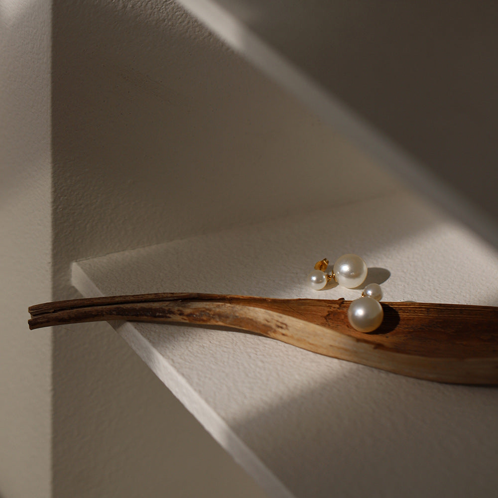 Vintage Pearl Drop Earrings