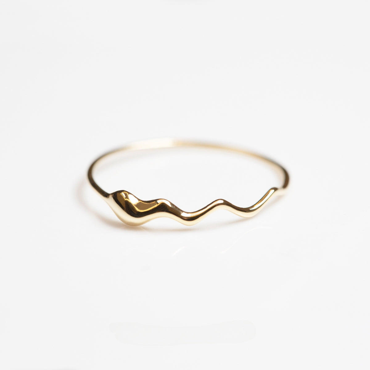Silver Wave Ring