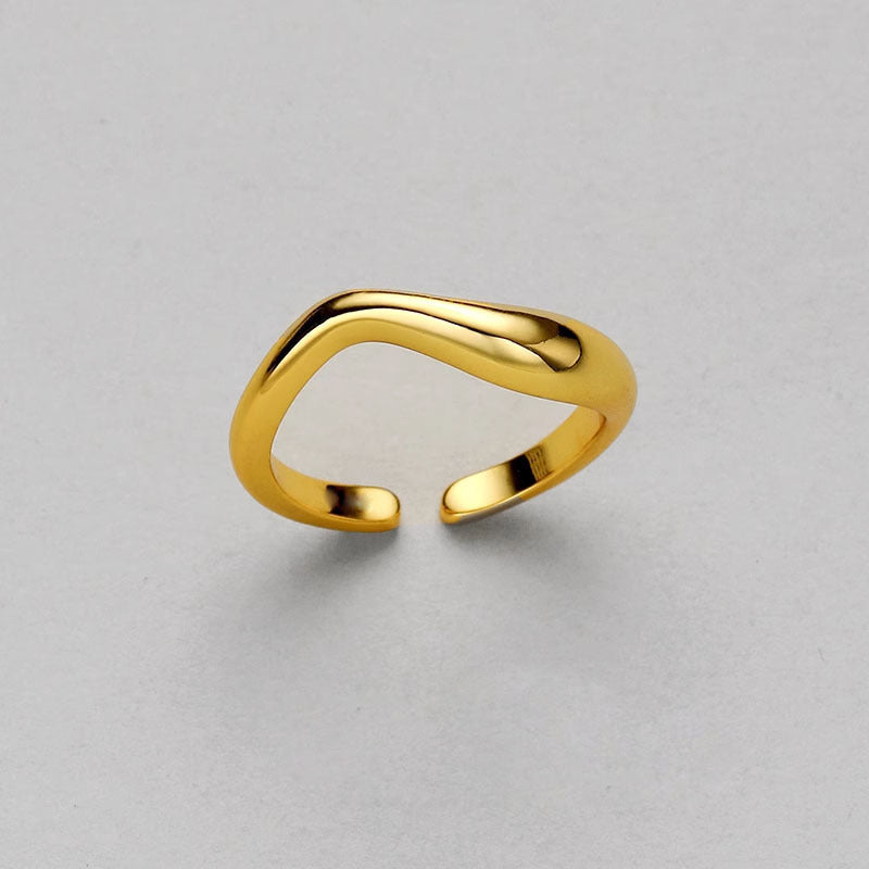 Wave Open Ring