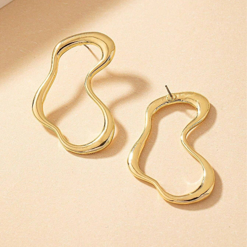 Sculpted Geometric Earrings