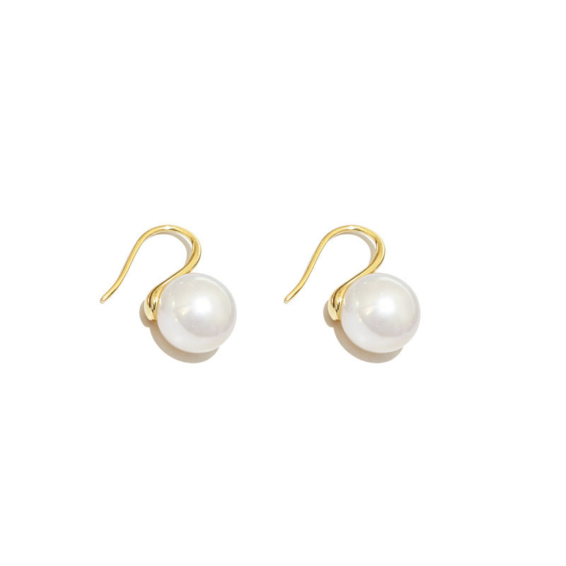 Pearl Hook Earrings