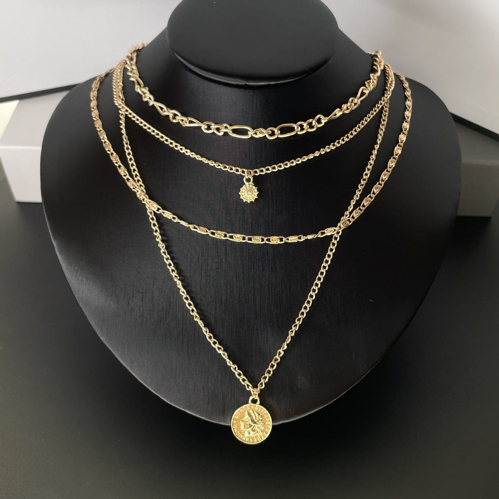 Layered Coin Necklace