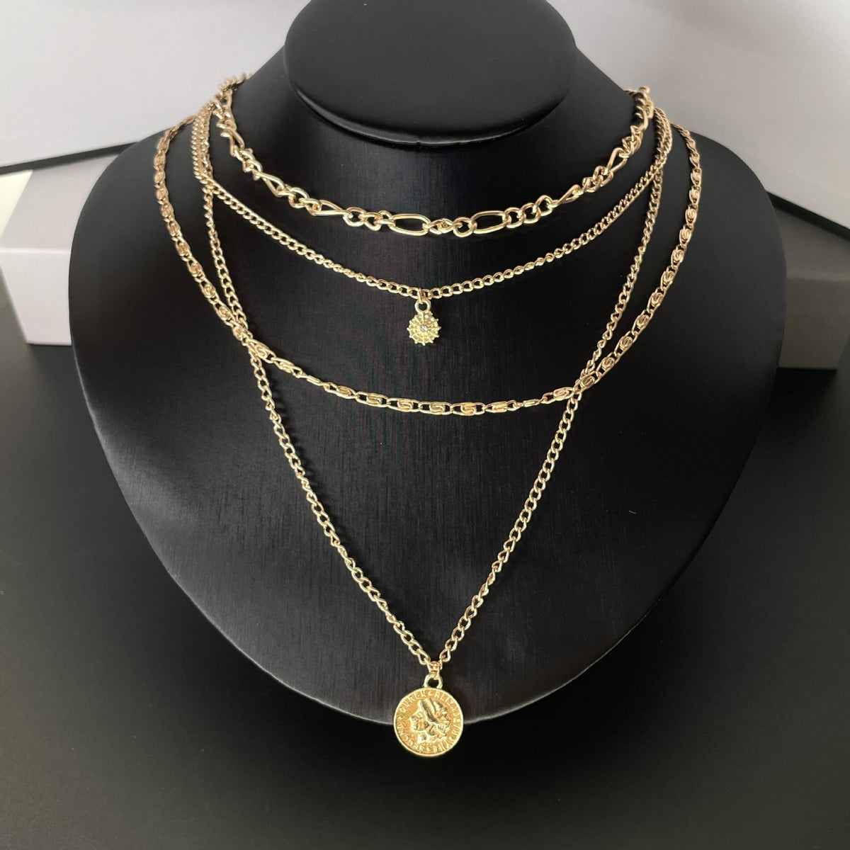 Layered Coin Necklace