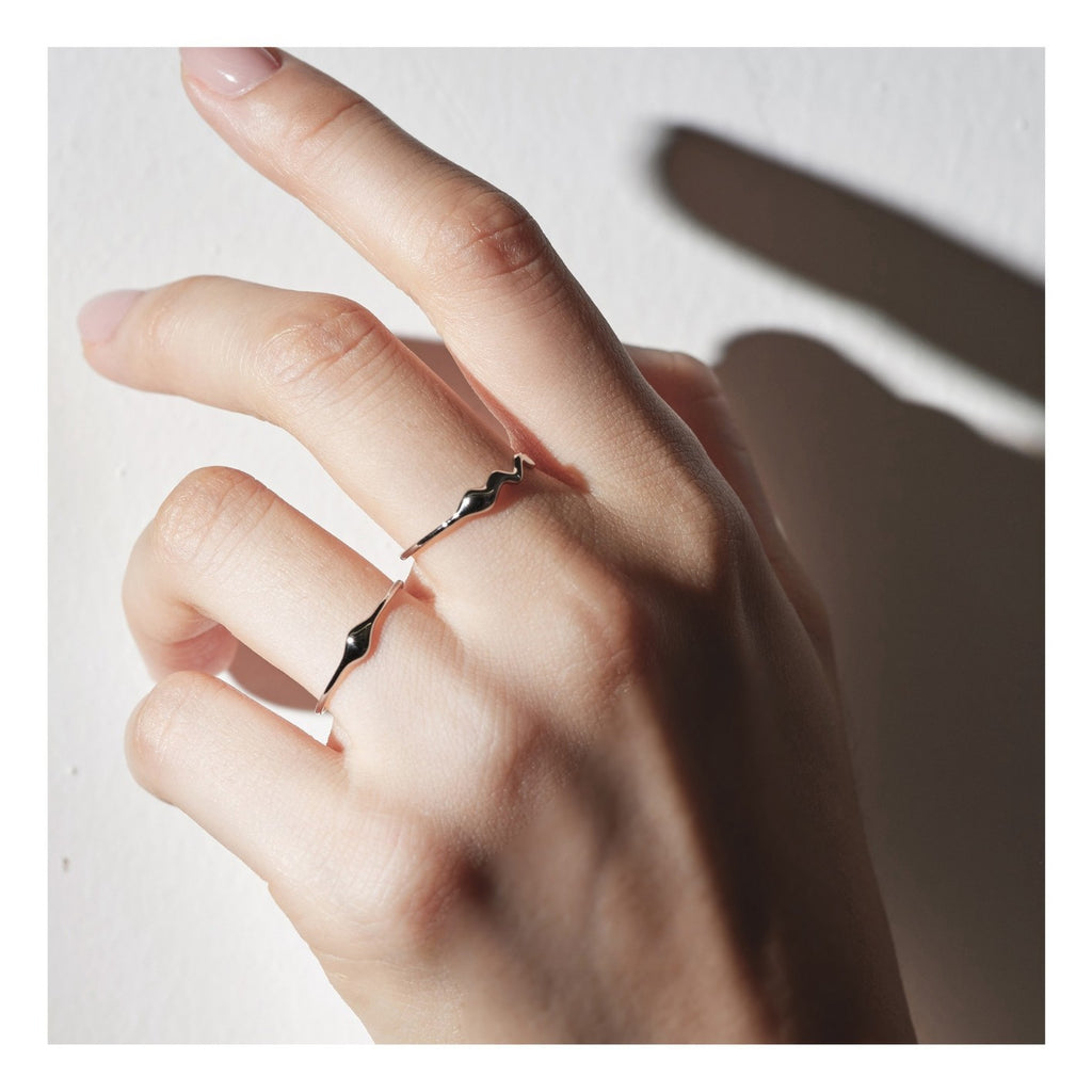 Silver Wave Ring