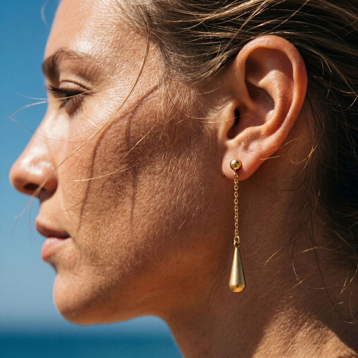 Teardrop Pearl Earrings